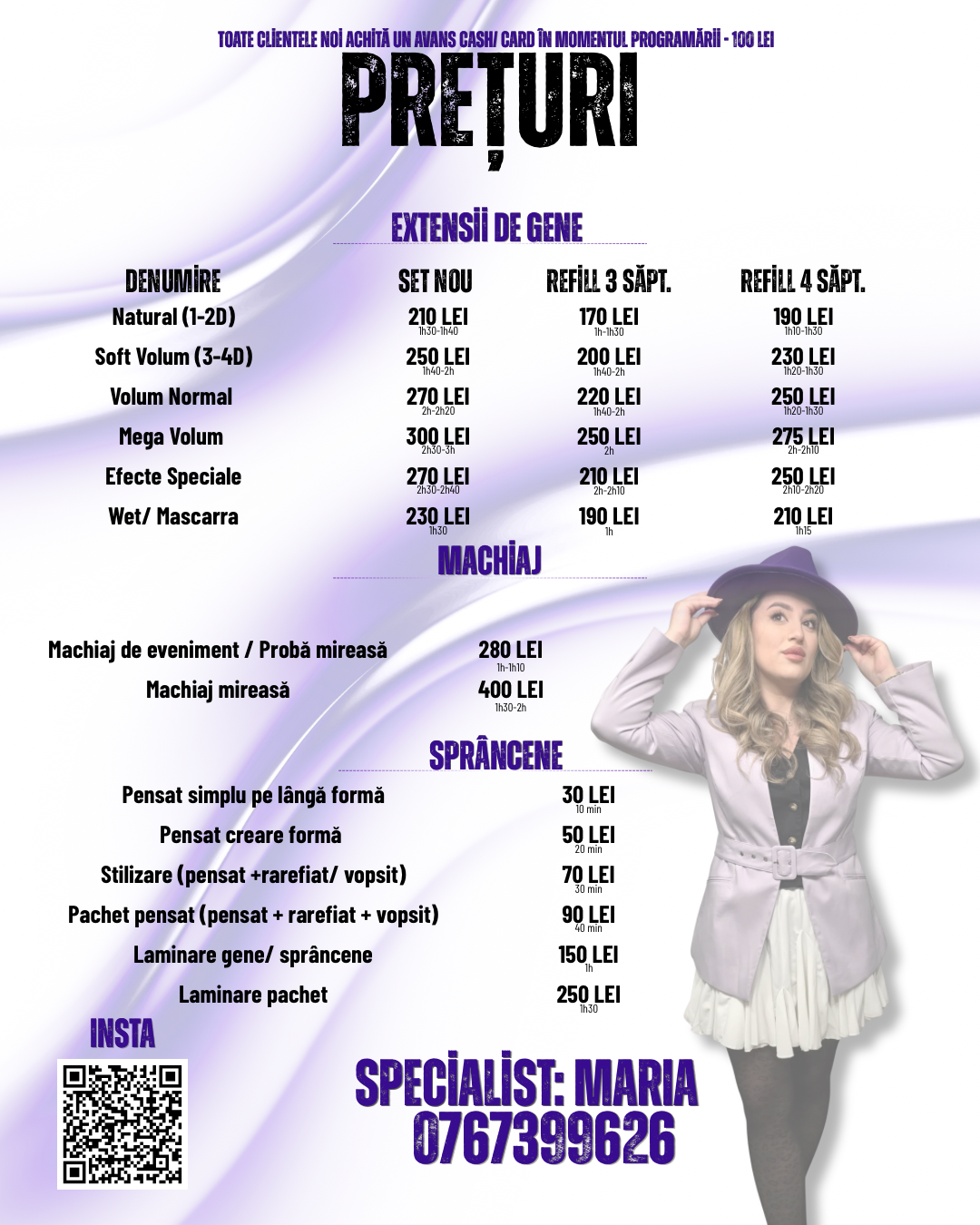 Programare salon Maria