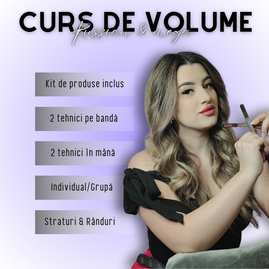 Curs de Volum, Russian și Mega extensii de gene