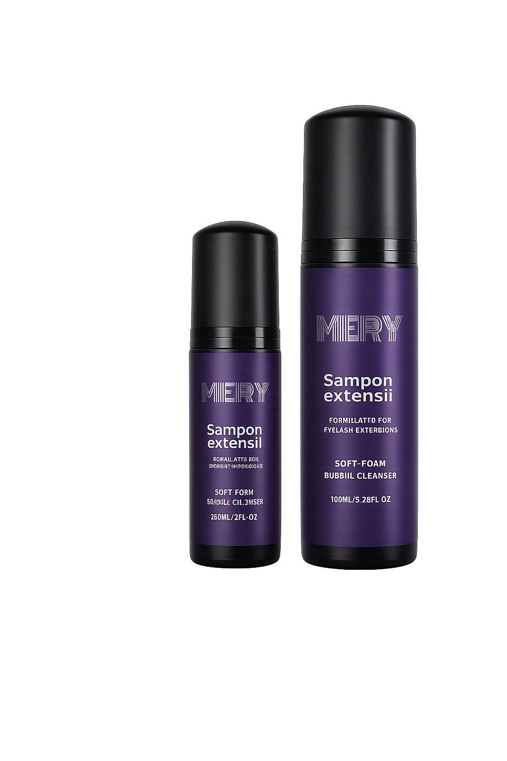 Spumă șampon extensii de gene