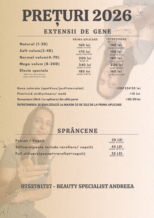 Programare salon Andreea