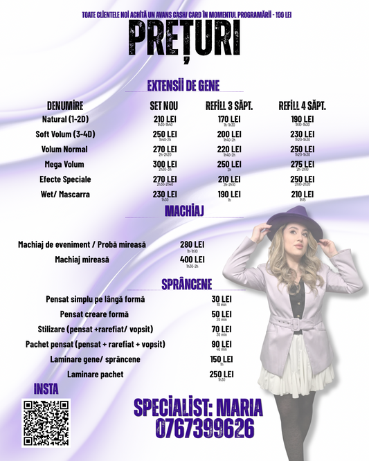 Programare salon Maria