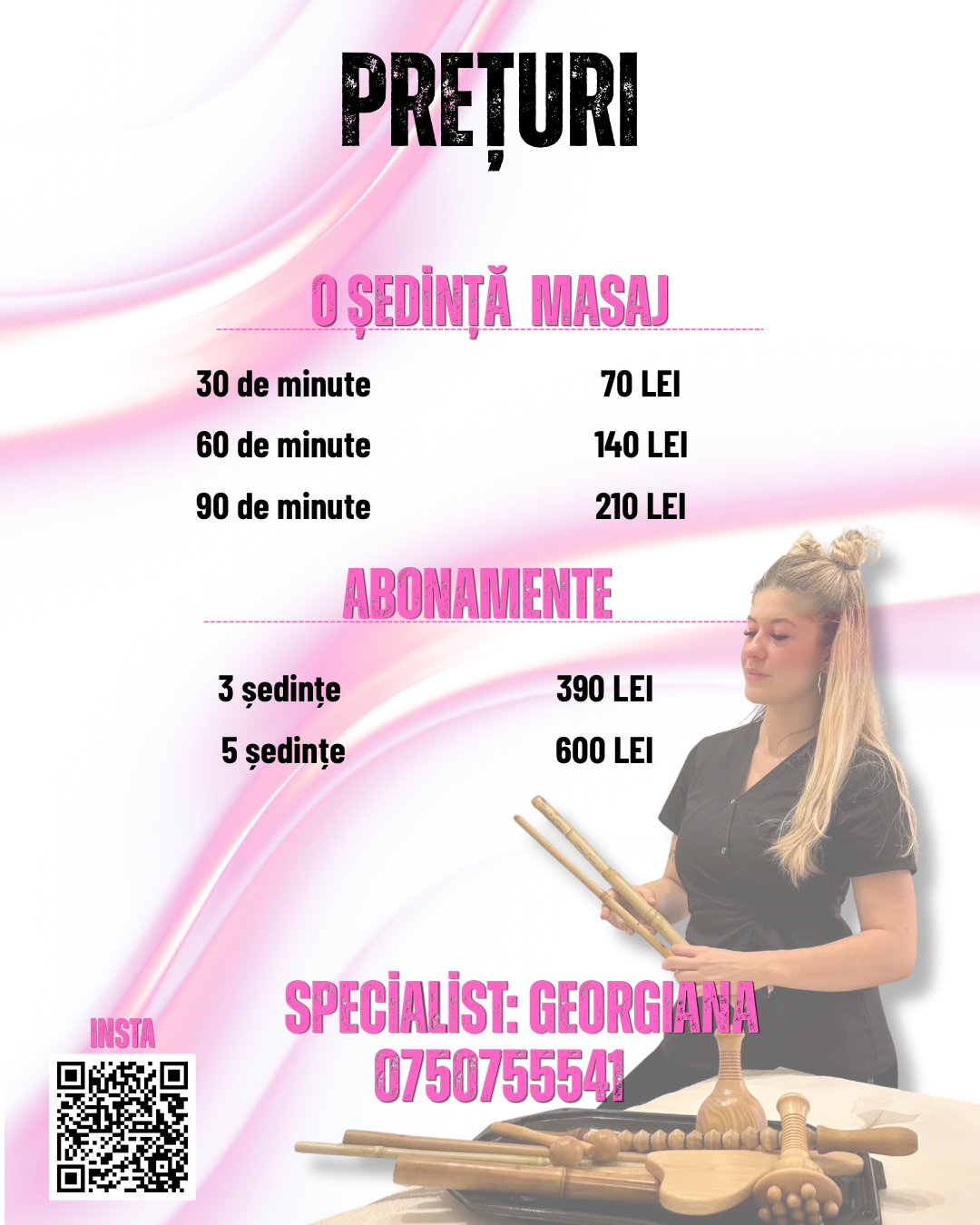 Programare masaj cu Geo