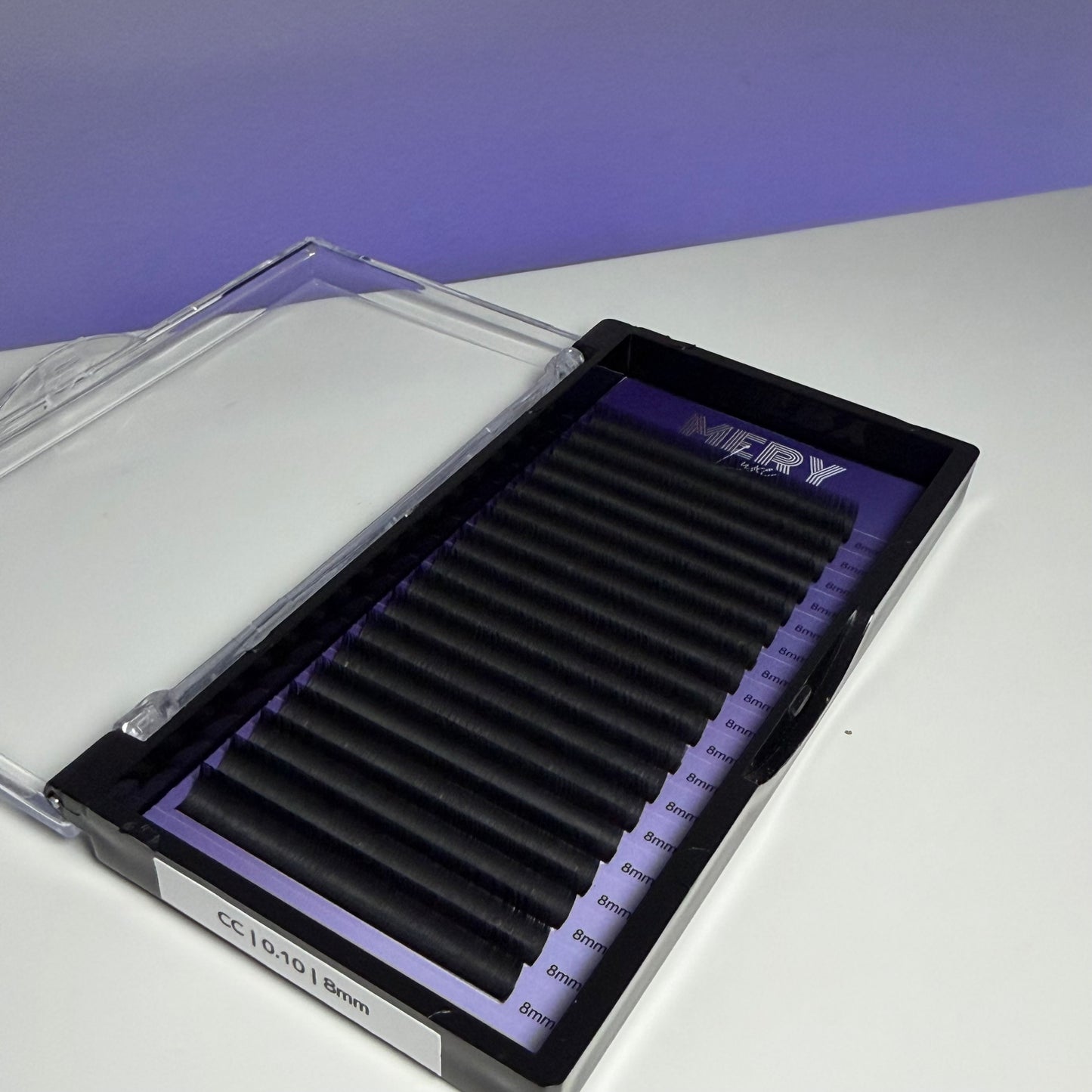 Extensii de gene LUXE ULTRA BLACK 18 LINII 0.10