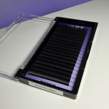 Extensii de gene LUXE ULTRA BLACK 18 LINII 0.10