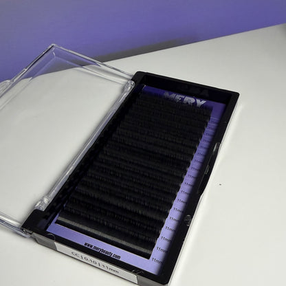 Extensii de gene LUXE ULTRA BLACK 18 LINII 0.10