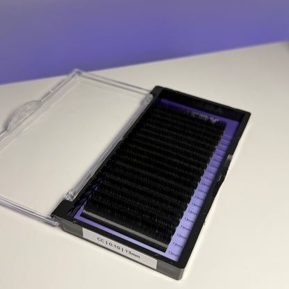 Extensii de gene LUXE ULTRA BLACK 18 LINII 0.10