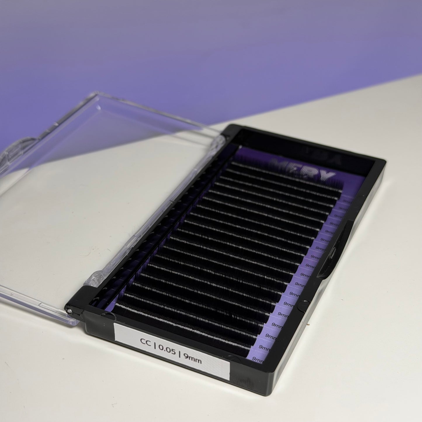 Extensii de gene LUXE ULTRA BLACK 18 LINII 0.05