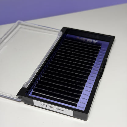 Extensii de gene LUXE ULTRA BLACK 18 LINII 0.05