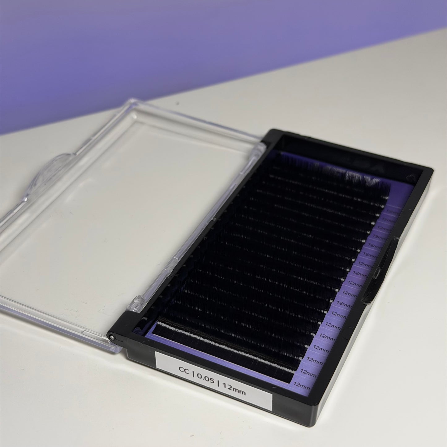 Extensii de gene LUXE ULTRA BLACK 18 LINII 0.05