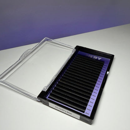 Extensii de gene LUXE ULTRA BLACK 18 LINII 0.07