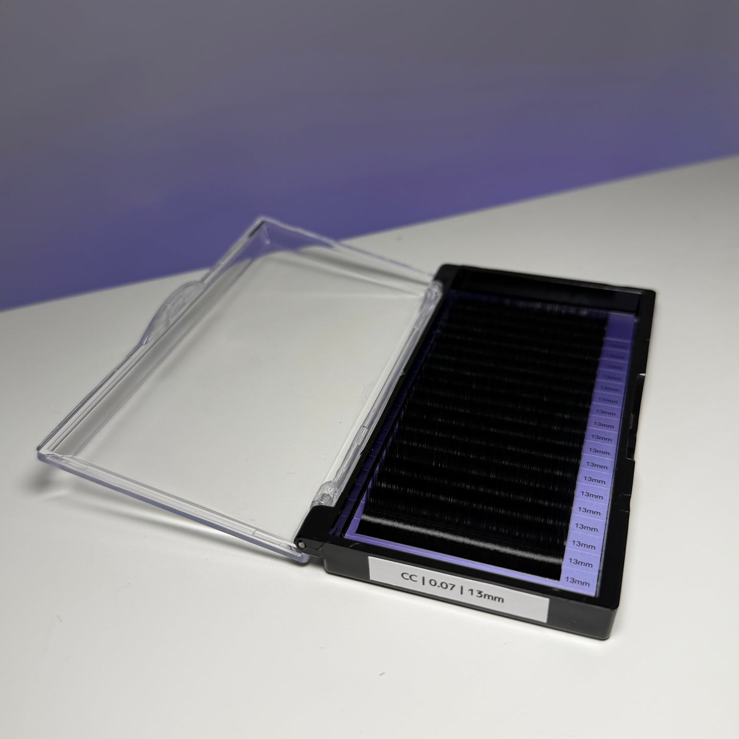 Extensii de gene LUXE ULTRA BLACK 18 LINII 0.07