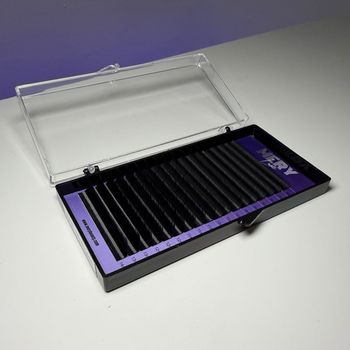 Extensii de gene LUXE ULTRA BLACK 18 LINII 0.07