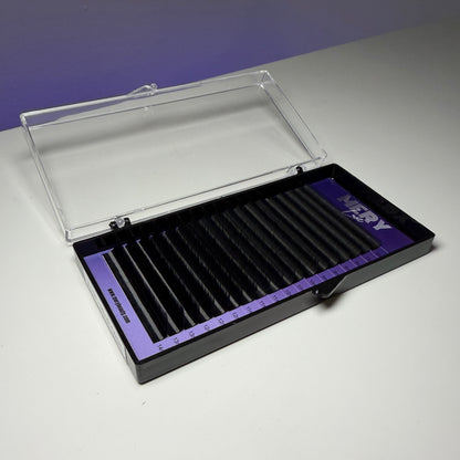 Extensii de gene LUXE ULTRA BLACK 18 LINII 0.07