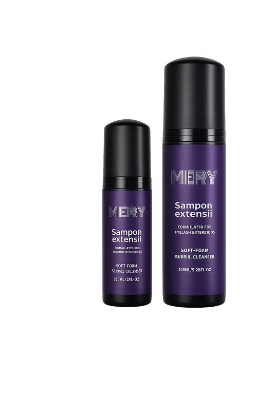 Spumă șampon extensii de gene